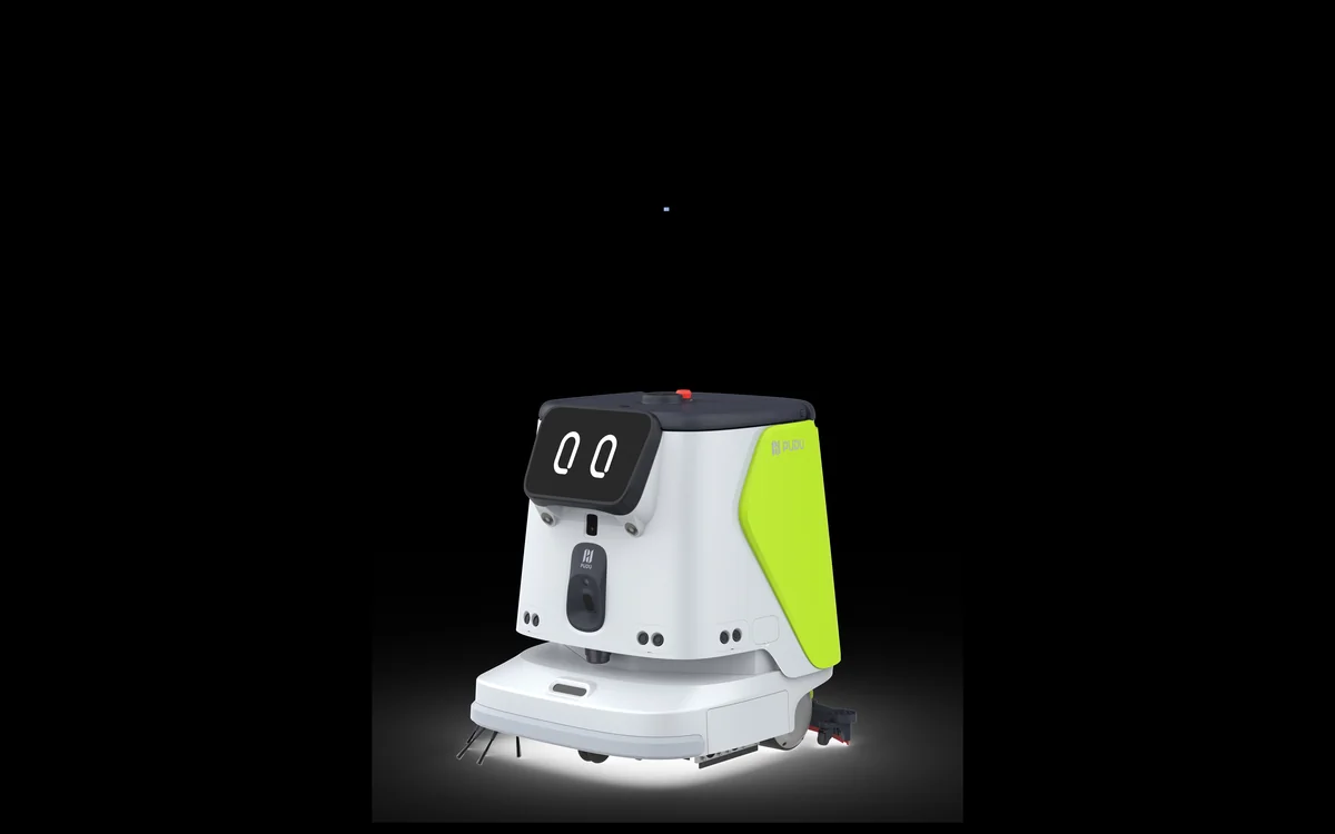 PUDU CC1 commercial cleaning robot product render